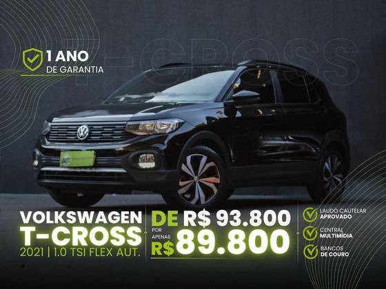 VOLKSWAGEN T-CROSS 1.0 200 TSI TOTAL FLEX AUTOMÁTICO VOLKSWAGEN T-CROSS 1.0 200 TSI TOTAL FLEX AUTOMÁTICO